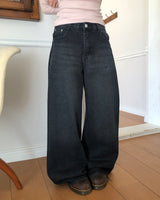 Jaron Washed Wide Denim Pants