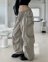 Lorna Pigment Nylon Double Cargo Pants