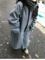 Leon wool long coat 
