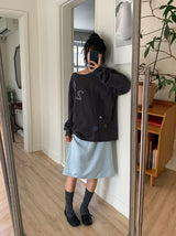 26FW★ [BAONHAUS] ヘイディン パッチ オーバー ロングスリーブ Tシャツ