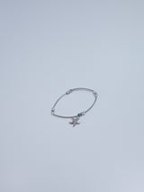 All Surgical Steel Starfish Gemstone Bracelet