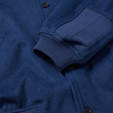Wool blouson jacket / Deep blue