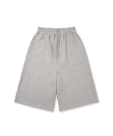 Balloon Baggy Bermuda Sweat Pants - Gray