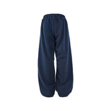 HIERARCHY STUDIOS TMTNW - Dusty Blue Four Stripes Baggy Pants