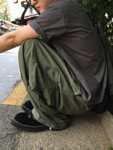 ユニセックスアメカジ カーゴバルーンパンツ4C