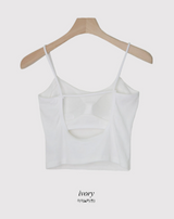 ベーシッククロップレイヤードキャップスリーブレス(3color)