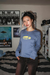 SADE LONGSLEEVE T-SHIRTS BLUE