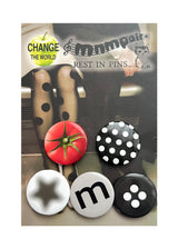 PIN BUTTON * POLKA DOT