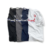 Space Comet Printing Sporty Short-Sleeved T-shirt