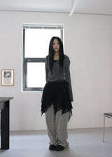 TERRY STRIPE PANTS