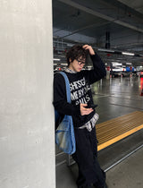 No.1044 EZ レターリングニット (4color)