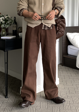 レブリー 513 カッションダイイングワイドパンツ