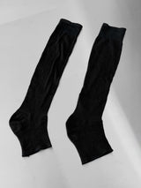シースルー ロング レッグウォーマー