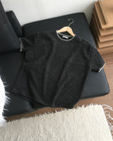 Stitch Crop short Sleeve Knit