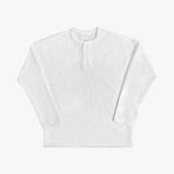 ベブロツイードヘンリーネック長袖Tシャツ