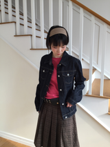 YWD PLAID PLEATS SKIRT (3color)