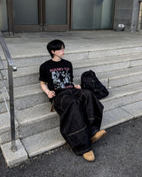 タッチグラフィックオーバーサイズハーフTシャツ
