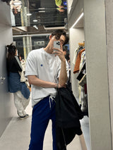 LMN METO Semi-Wide Line Sweat Pants (9 colors)