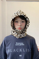 PolarFleece Balaclava (Leopard Cream)