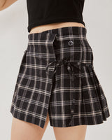 Dami Tartan Pleats Mini Skirt