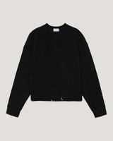 (UNISEX)ベロア クロップ カーディガン