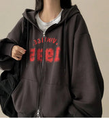1995 Vintage Balloon Hoodie Zip-Up