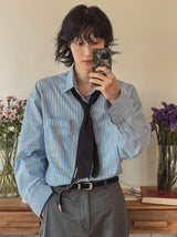Selly cotton stripe shirt