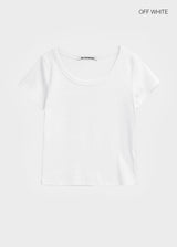 [B-BASIC] スタンダードUネック半袖Tシャツ