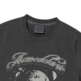 25SS ギャラクシーピグメント クロップ ショートスリーブ Tシャツ チャコール