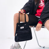 CORDUROY STRING BAG