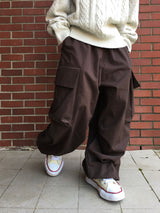 Leak Cotton Big Cargo Pants 3C