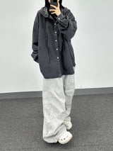 ピグメントシームラインバルーンパンツ