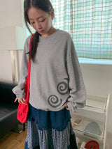 [BAONHAUS] Batten Printing Sweatshirt