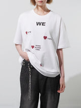 We Love ルーズフィットTシャツ