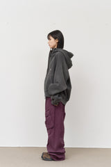 Fork Highneck Zip Hoodie