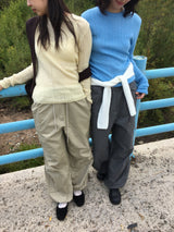 Twist Out Rivet Pants(2color)