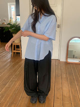[unisex] Kento One-Tuck Balloon Wide Slacks