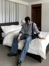 Main Basic Washed BB Straight Fit Denim Pants