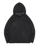 KIFF Stripe Hooded Long Sleeve (Black) K25QB663