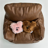 PAPA.GO.PAPA Strawberry Piz Poodle Face Keyring