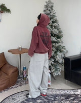 Crew lettering brushed pants