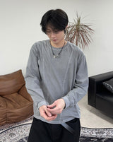 ディーターピグメントカット長袖Tシャツ