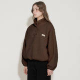 フラッフフリース プルオーバー [BROWN]