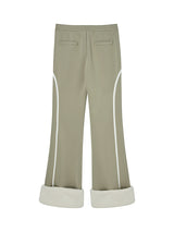 SHERPA POINT FITTED JERSEY PANTS (KHAKI)