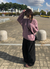 Earls Bokashi Round Thick Loose Fit Knit
