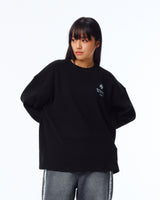 Divine Waffle Long Sleeved/Black