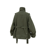 RELABEL (Dream Tailor) Adjustable Length Multi-Style Washed Distressed M65 Jacket