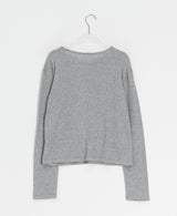 Kiho Round Boucle Summer Cardigan