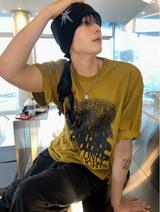ブラリーレタリング半袖Tシャツ