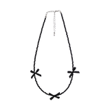 RIBBON CHOKER NECKLACE (3 COLORS)